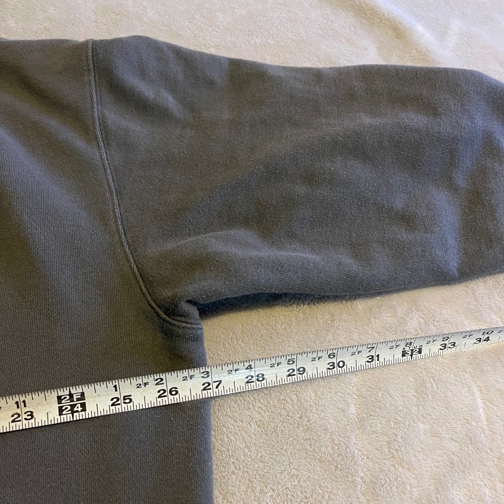 Vintage Mens GAP 1969 Full Zip Sweatshirt Jacket Gray XXL‎ Casual Streetwear Gym - Picture 5 of 8